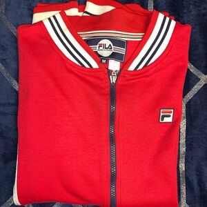 FILA Men's Red Sweater